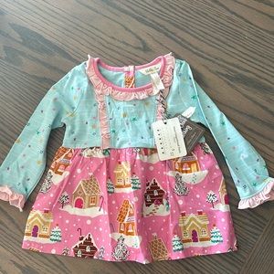 Matilda Jane Sweet Gingerbread Tunic size 12-18 month
